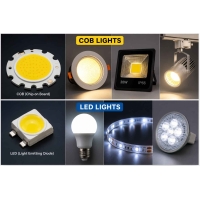 Luce COB vs LED: differenze chiave, luminosità, efficienza e qual è la migliore?