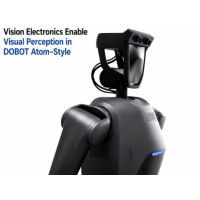 Elettronica visiva nei robot umanoidi in stile DOBOT Atom: telecamere RGB-D, rilevamento della profondità, visione AI e controllo in tempo reale